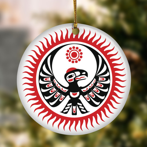 Raven Haida Art Spirit Ornament Native American 2023 Christmas Ornaments