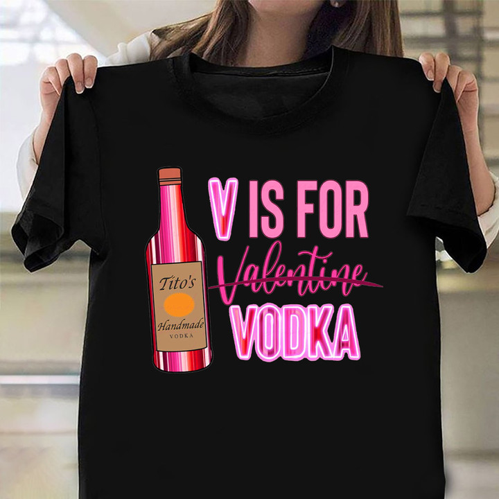 V Is For Video Games T-Shirt Anti Valentines Day Shirt Gifts For Video Game Lovers