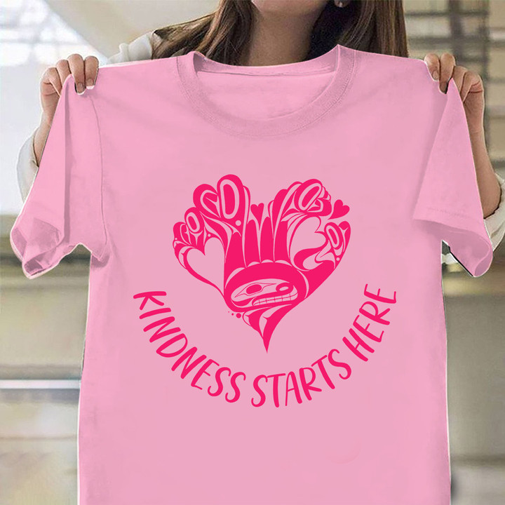 Pink Shirt Day 2022 Anti Bullying Day Canada Kindness Starts Here Clothing