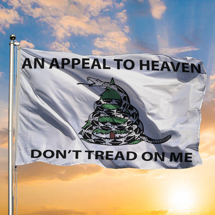 An Appeal To Heaven Don't Tread On Me Flag Pine Tree Gadsden Flag Historical Patriotic Decor