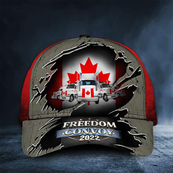 Trucker Freedom Convoy 2022 Canada Flag Hat Support For Canadian Drivers Caps Men