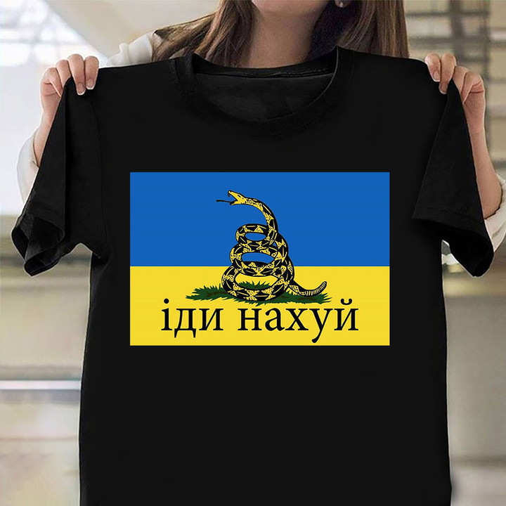 Ukraine Shirt Gadsden Ukraine Flag Snake Don't Tread On Me I Stand With Ukraine Shirt