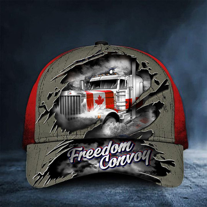 Canadian Trucker Freedom Convoy Hat 2022 Support Truck Drivers For Freedom Convoy Cap For Men