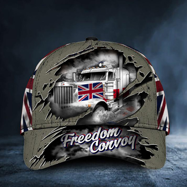 UK Trucker Freedom Convoy Hat Support Truckers 2022 For Freedom Rally British Merch