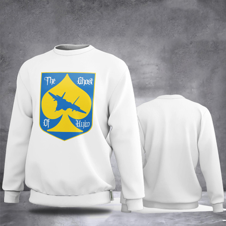 The Ghost Of Kyiv Sweatshirt Merch Ghost Of Kyiv Apparel Clothing