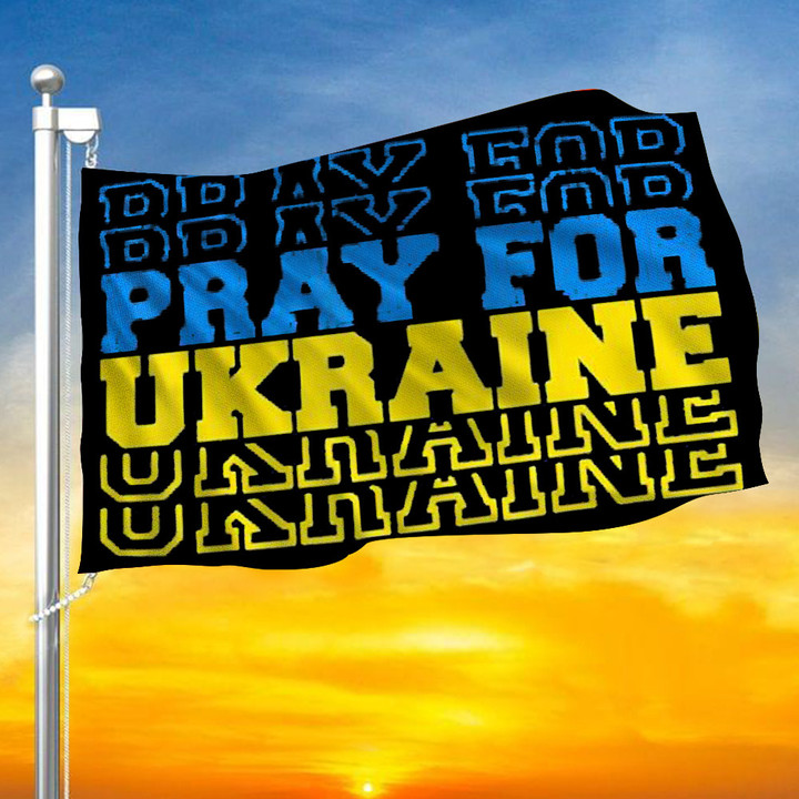 Pray For Ukraine Flag I Stand With Ukraine Flag Banner Solidarity With Ukraine