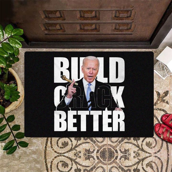 Joe Biden Build Back Better Doormat Political Anti Biden Merch Not My President Mat