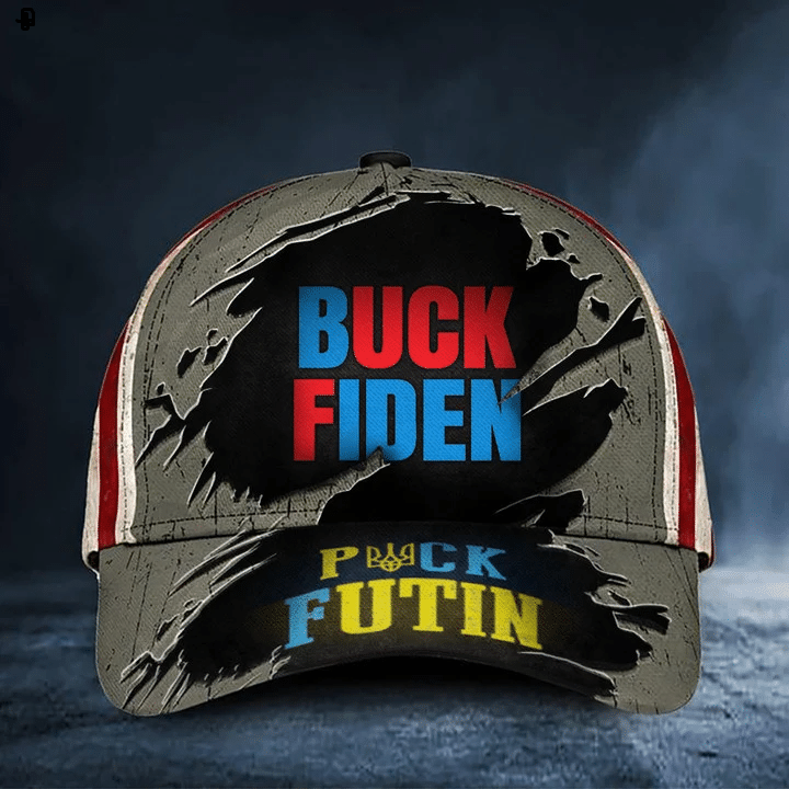 Buck Fiden Puck Futin Hat Stand With Ukraine Against Putin FJB Anti Joe Biden Merch