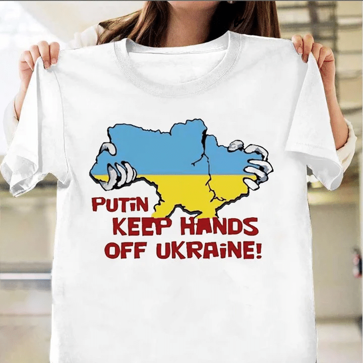 Support Ukraine Shirt Putin Keep Your Hands Off Ukraine Puck Futin Shirt