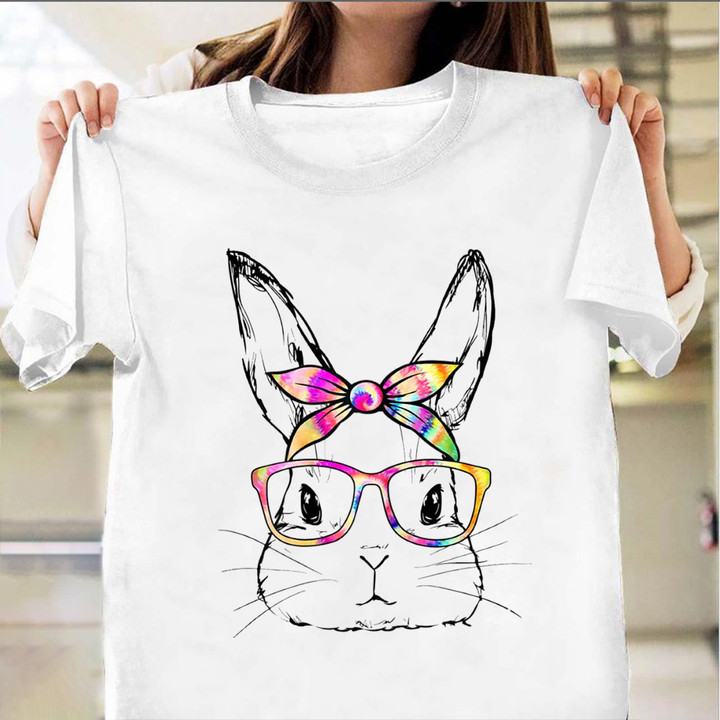 Bunny Face Easter Day T-Shirt Cute Easter Shirts Apparel Gift Ideas