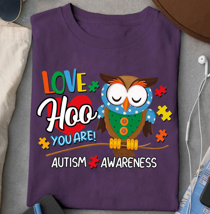 Owl Love Hoo You Are Autism Awareness Shirt Clothing Autism Shirts For Teachers
