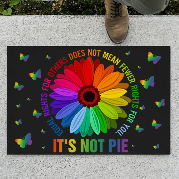 LGBT Pride It's Not Peace Doormat Support Pride Month Merch Home Decorating Ideas Gift