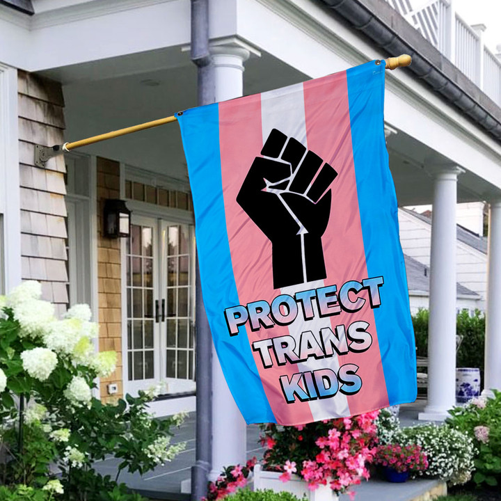 Protect Trans Kids Flag Trans Flag For LGBT Supporters