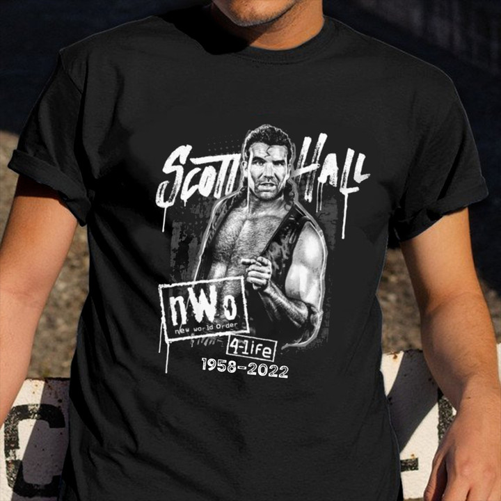 Scott Hall Shirt WWE Wrestler Scott Hall Clothes Apparel