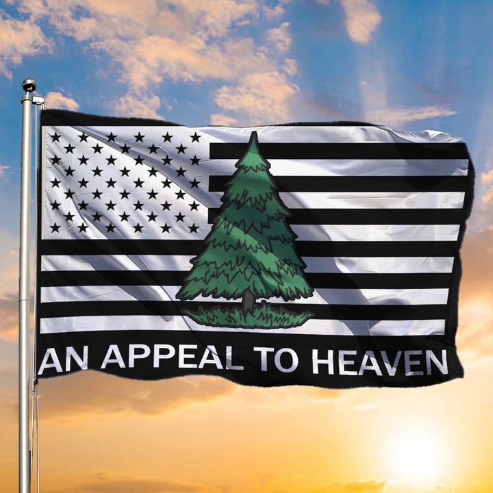 An Appeal To Heaven Flag American Pine Tree Flag Honor History American War Revolution