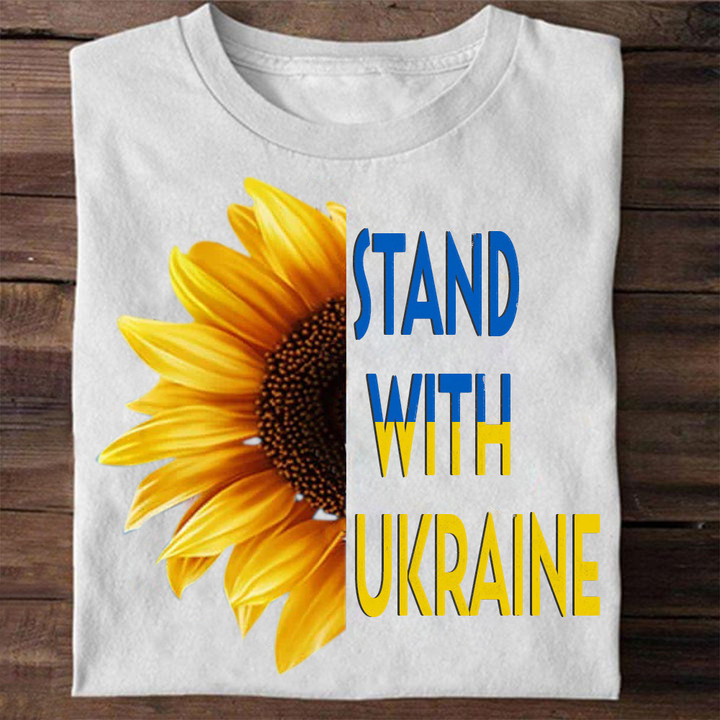 Ukrain Shirt Sunflower Ukrane Freedom Support Ukrinae Clothes