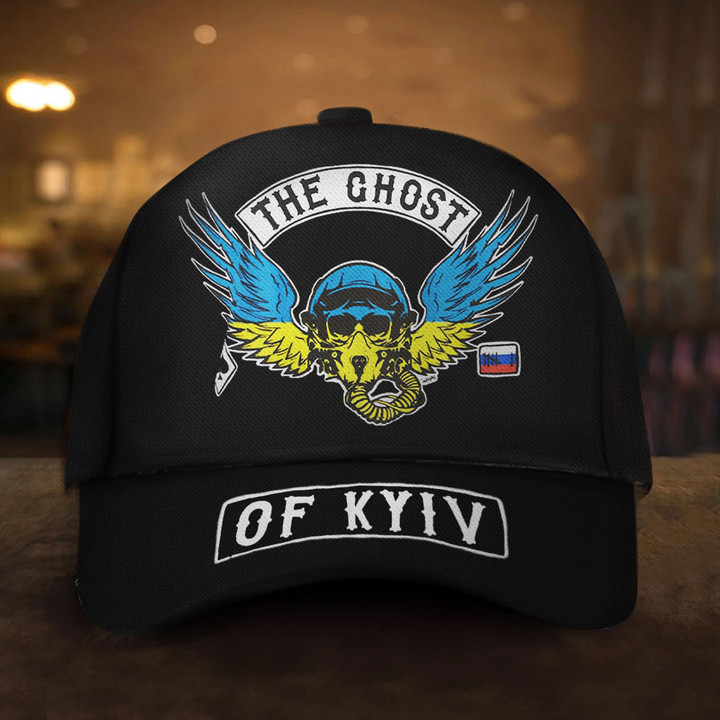 The Ghost Of Kyiv Hat Ghost Of Kyiv Dead Merch Support Ukrainian