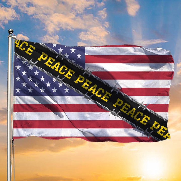 Stand For Peace American Flag Pray For Peace American Anti War Protest Merchandise