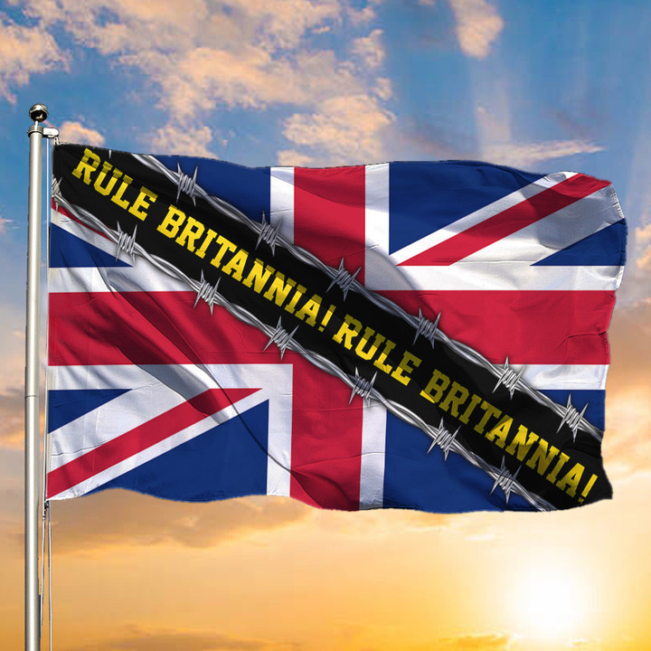 Rule Britannia Rule Britannia UK Flag Anti War Support Peace Patriotic Decoration