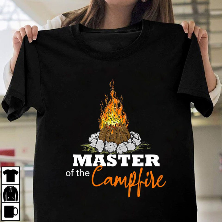 Master Of The Campfire Camping Shirt Best Camping Gifts For Him Camper Owners