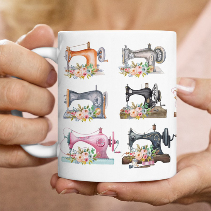 Love Sewing Mug Seamstress Tailor Design Mugs Gift Ideas For Mom