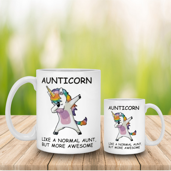 Aunticorn Mug Like A Normal Aunt But More Awesome Aunticorn Coffee Mug Gifts