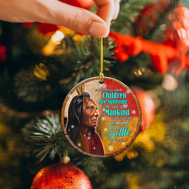 Every Child Matters Christmas Ornament Children Are Suffering In The Name Of Mankind