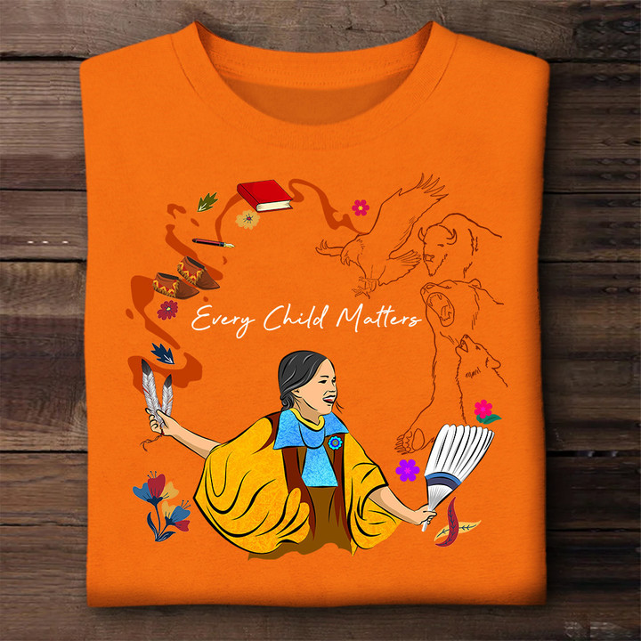 Orange Shirt Day Every Child Matters Shirt Wear Orange For Indigenous Awareness Clothing