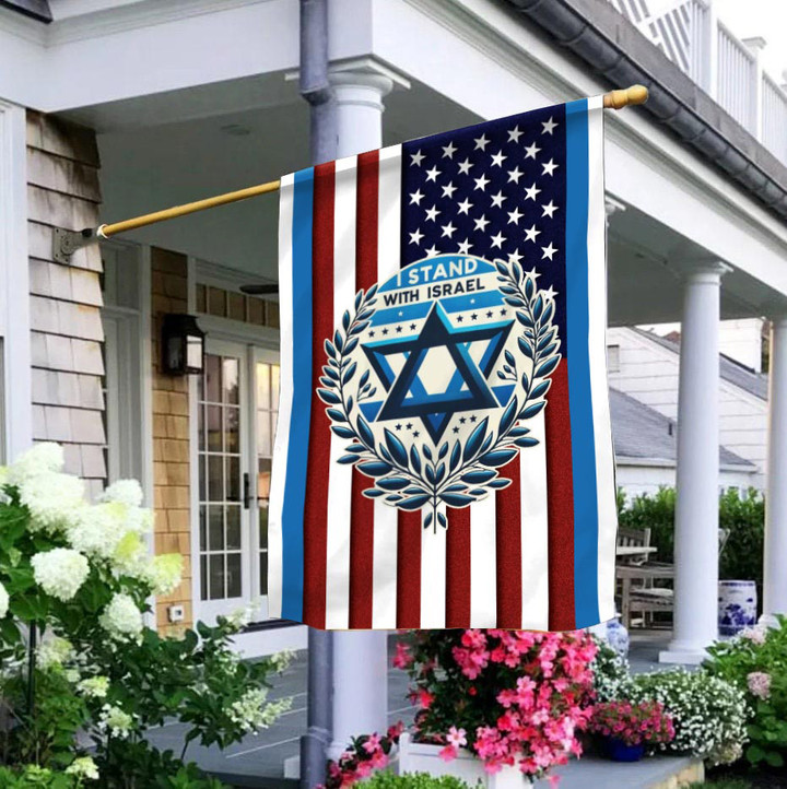 American Support Israel Flag I Stand With Israel Flag Israeli Merchandise Star Of David