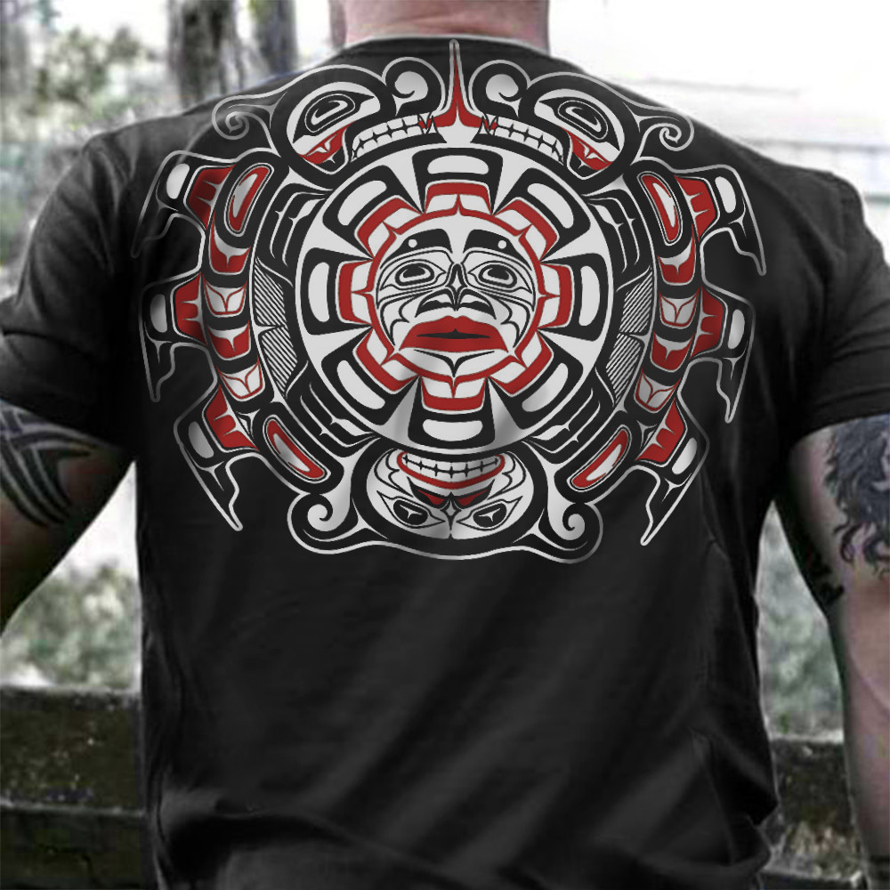 Haida Art TattooT-shirt Gif Formen