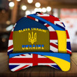 United Kingdom Slava Ukraini Hat UK Stand With Ukraine Trident Hats Gift For Husband