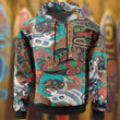 Haida Art Spirit Pacific Northwest Hoodie Native American Style 3D Printed Hoodie Gift For Him