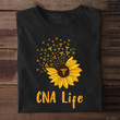 CNA Life Sunflower T-Shirt Proud CNA Cute Nurse Shirts Gifts For Men Women