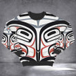 Haida Art Native American Style Hoodie Pacific Northwest Hoodie Gifts For Young Men