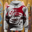 Haida Art Symbolism Hoodie Native American Stylish Hoodies For Men Gift