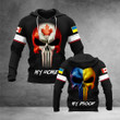 Canada My Home Ukraine My Blood Skull Hoodie Canadian Stand With Ukraine Apparel Step Dad Gifts
