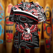 Pacific Northwest Coast Style Eagle Hoodie Haida Art Eagle Clothing Best Gifts For Him