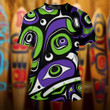 Inuit Haida Art T-Shirt Northwest Pacific Haida Graphic Tee Apparel Gifts