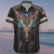 Eagle Us Army Veteran Hawaii Shirt Proud Army Patriotic Button Up Shirt Gifts For Veterans