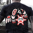 Raven Stealing The Sun T-Shirt Native American Apparel Gifts For Son