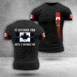 Canadian Flag Thin Blue Line Shirt It Offends You Until It Defends You Patriotic T-Shirt