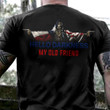 Texas And American Flag Skull Hello Darkness My Old Friend Shirt Gift Ideas For Cops