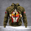 Canada Veterans Lest We Forget Camo Hoodie Canada Remembrance Day 2023 Military Apparel