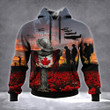 Canada Veteran Lest We Forget Hoodie Canada Remembrance Day 2023 Memorial Apparel For Canadian