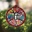 Haida Art Tree Symbolism Suncatcher Ornament Northwest Coast Style Christmas Tree Decorations
