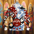 Wolf And Thunderbird Northwest Coast Style Shirt Haida Art Symbolism 3D T-Shirt Gifts For Son