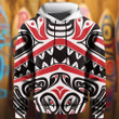 Native American Art Hoodie Northwest Coast Style Spirit Hoodie Gifts For Boyfriend