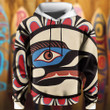 Native Canadian Art Hoodie Northwest Coast Style Hoodie Gifts For Men Women
