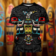 Haida Tlingit Art Thunderbird Shirt Pacific Northwest Style Native T-Shirt Clothing