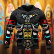 Haida Tlingit Art Thunderbird Shirt Pacific Northwest Style Native T-Shirt Clothing
